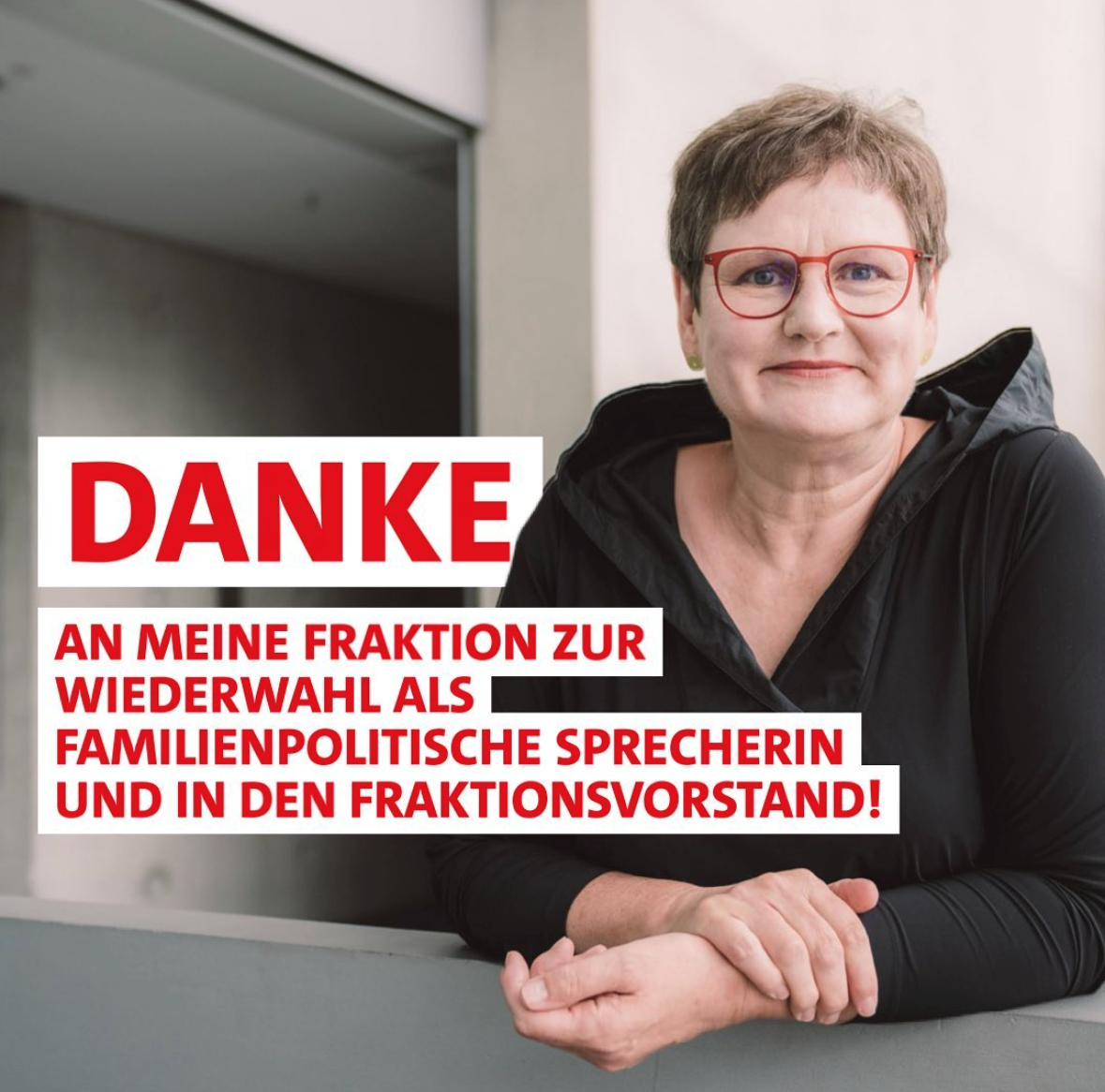 Leni Breymaier MdB nach der Wiederwahl zur familienpolitischen Sprecherin der SPD-Bundestagsfraktion und Fraktionsvorstand