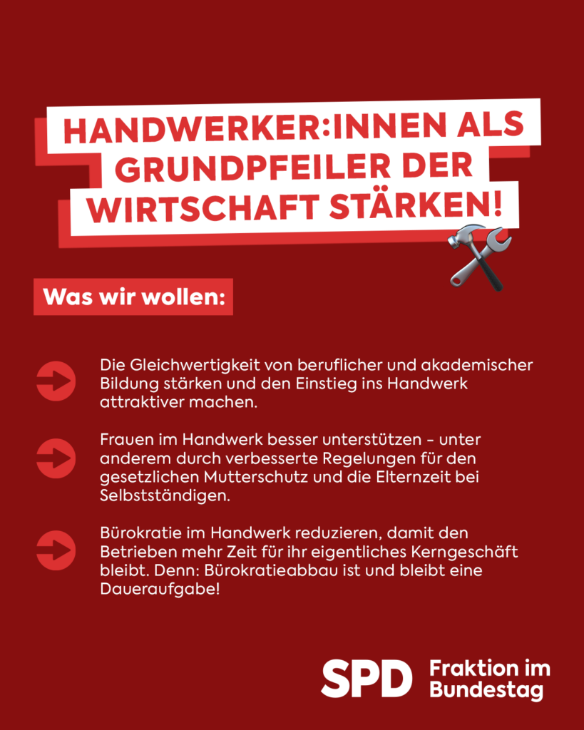 Starkes Handwerk, starke Wirtschaft