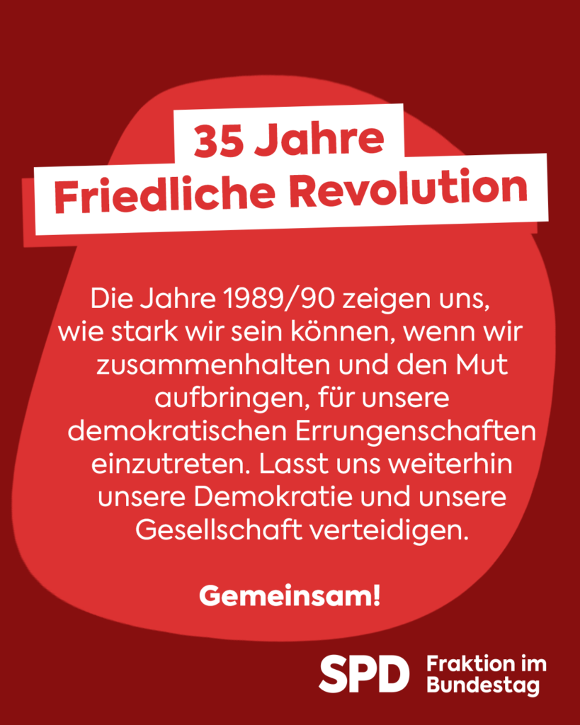 35 Jahre Friedliche Revolution