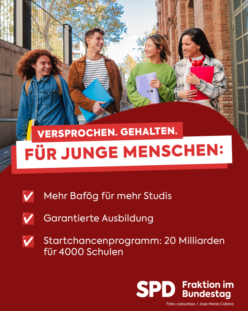 Versprochen. Gehalten! Für junge Menschen